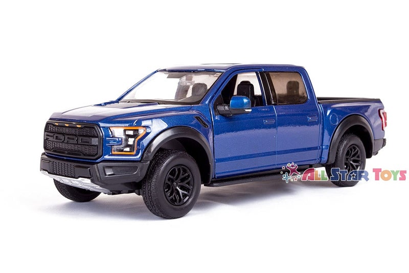 Motormax 79344 1:24 Scale 2017 Ford F-150 Raptor Blue - Image 2